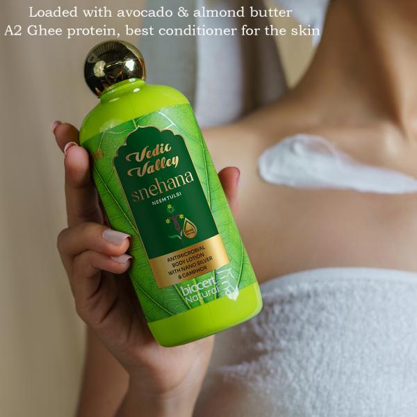 VEDIC VALLEY BODY LOTION NEEM TULSI CERTIFIED NATURAL JioMart