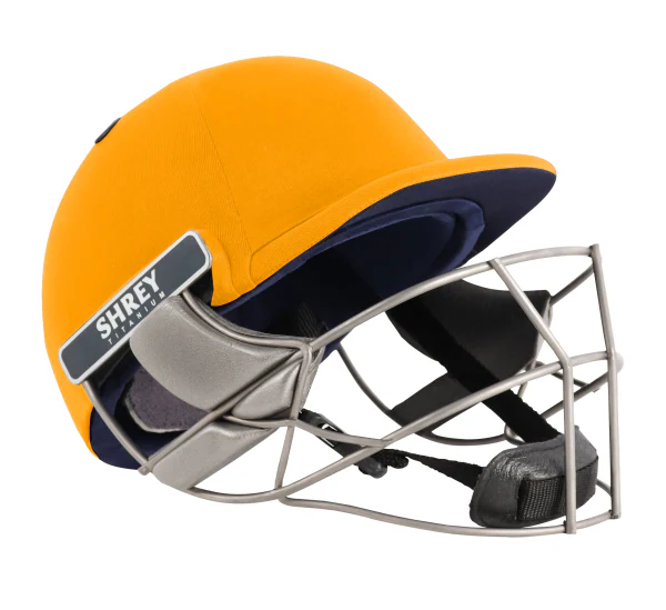Shrey Pro Guard Air TitaniumYellowM Cricket Helmet JioMart