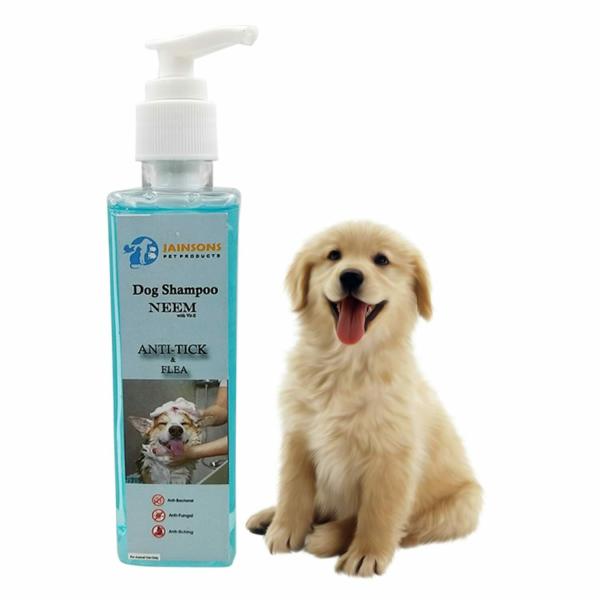 Jainsons Pet Products Dog Shampoo NEEM Anti Tick & Flea, Fast Acting