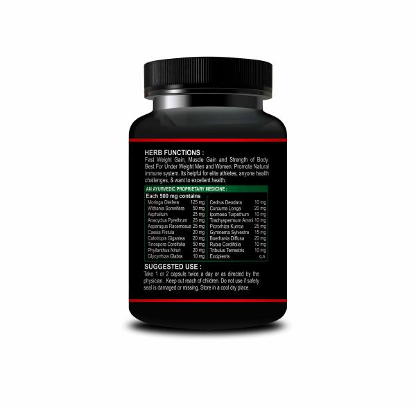 INLAZER Boost XXX Capsules Health Supplement weight Gain Products /Mass Muscle Protein