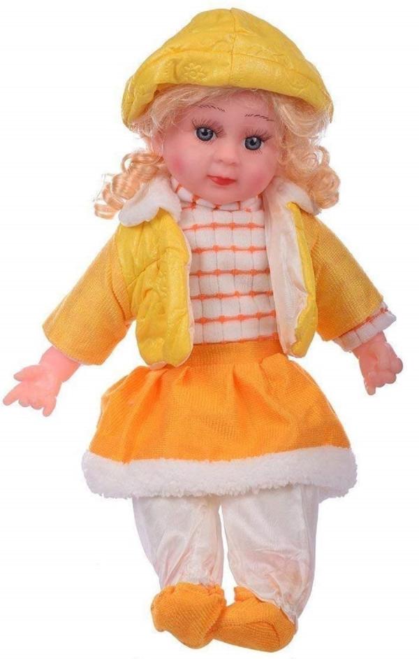 Singing Songs and Poem Baby Girl Doll Plush Soft Clothing 40 cm for Barbie Random Color Dress