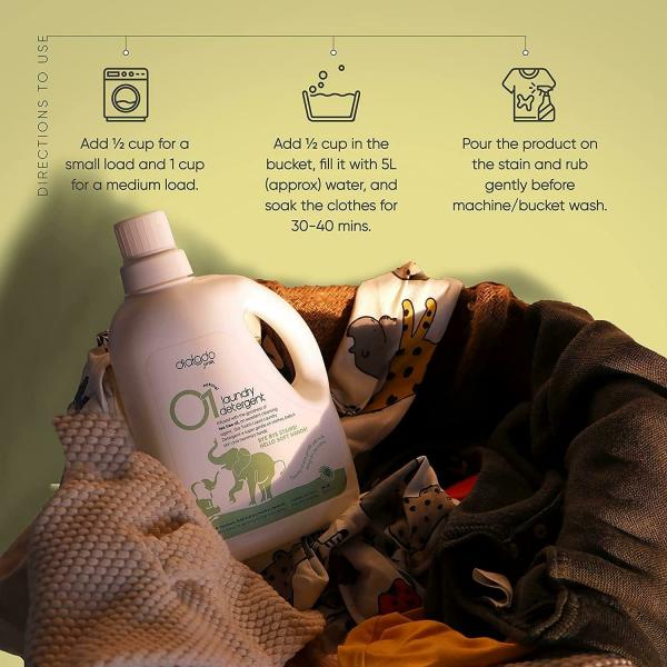 Diatodo Junior Natural Plant Based Baby Liquid Detergent Enriched with