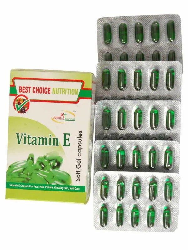 BEST CHOICE NUTRITION Vitamin E 50 Capsules JioMart