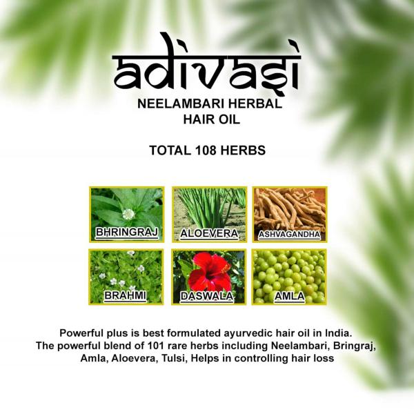 Adivasi Herbal Hair Oil Say Good Bye To Hairfall And Dandruff - JioMart