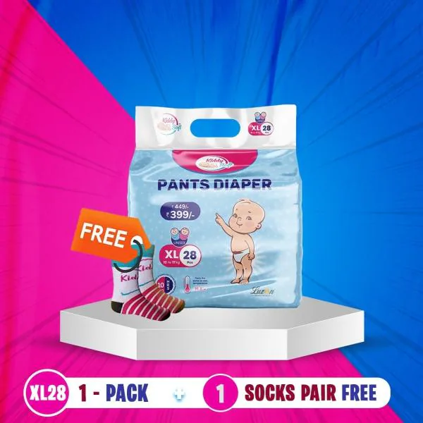 KIDDYSOFT BABY DIAPER EXTRA LARGE SIZE TOTAL 28 PCS JioMart