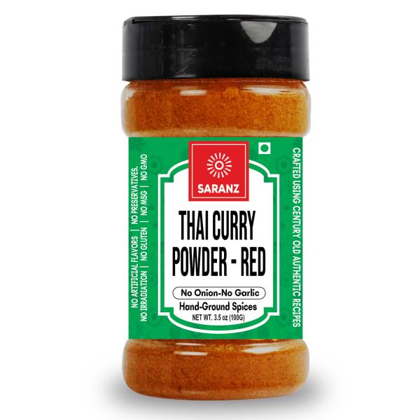 SARANZ Thai Curry PowderRed Jain Blended Masala Perfect for Cooking