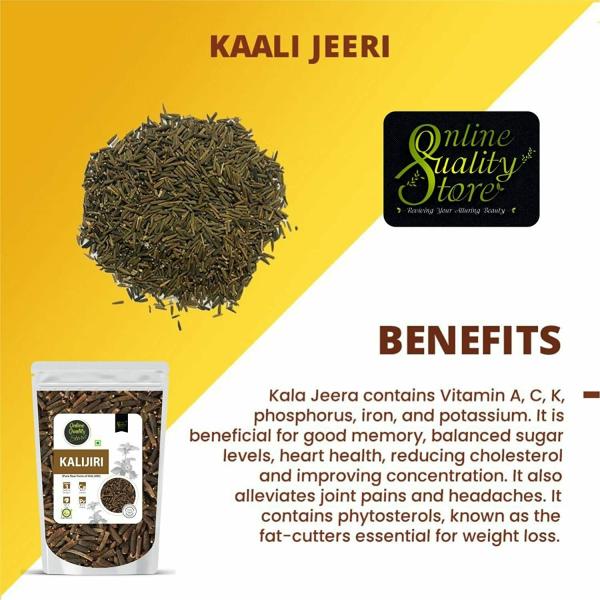 Online Quality Store Kalijiri 400g Kaali Jeeri Kadwa Jeera