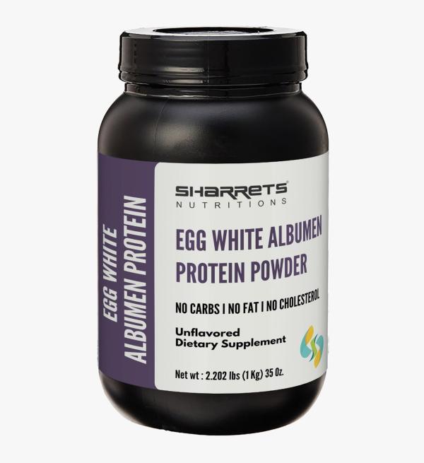 Sharrets Nutritions Egg White Albumen Protein Powder Unflavored, 1 Kg