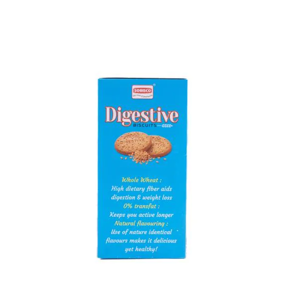 SOBISCO Digestive Biscuits Good Source of Natural Fiber (200gm) Pack of