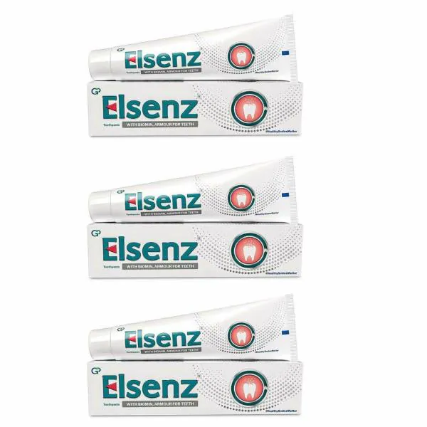 Elsenz Anti Cavity Toothpaste (Pack of 3) JioMart