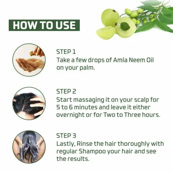 Amla Neem Hair Oil with Comb Applicator - JioMart