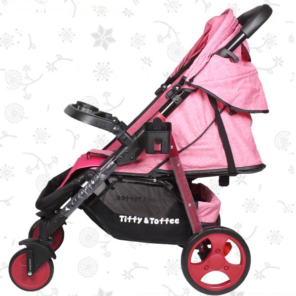 Tiffy & Toffee Stylish, Smart & Safe Baby Stroller 5 Point Safety
