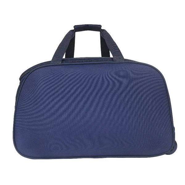 Priority ARC Navy Blue Polyester 2 Wheel Duffle Travel Bag 61 cm JioMart