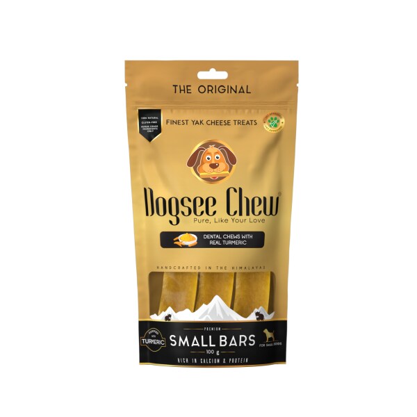 Dogsee Chew Turmeric Small Bars100 Natural Himalayan Vegetarian Yak Chew Sticks100gm JioMart