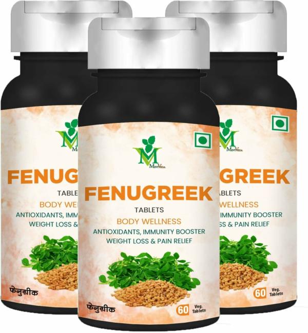 Mint Veda Fenugreek Veg Tablets (60 Tablets Each) (Pack Of 3) JioMart