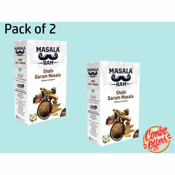 MASALA RAMShahi Garam Masala, (Without Coriander), Combo Pack (2x100g