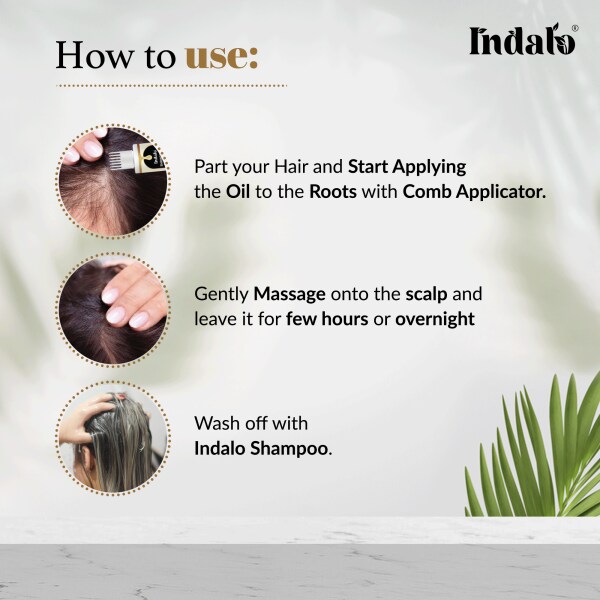 Indalo 11 in One Herbal Anti-Dandruff Hair Oil with Neem & Brahmi | Reduces  Dandruff, Calms Irritation & Control Excess Oil | Paraben Free & No Mineral  Oil - 100ml - JioMart