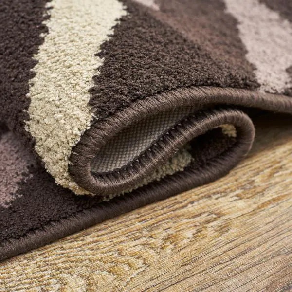 TRIDENT Radial Ripples Polyester Classic Area Rugs 2 ft (w) x 6 ft (L