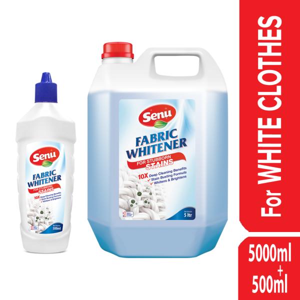 Senu Fabric Whitener with Bleach Stains Remover For White Fabric