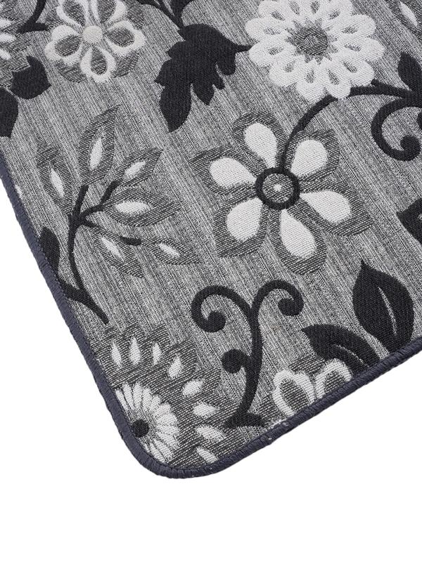 Saral Home Grey Cotton Runner 45x120 cm JioMart