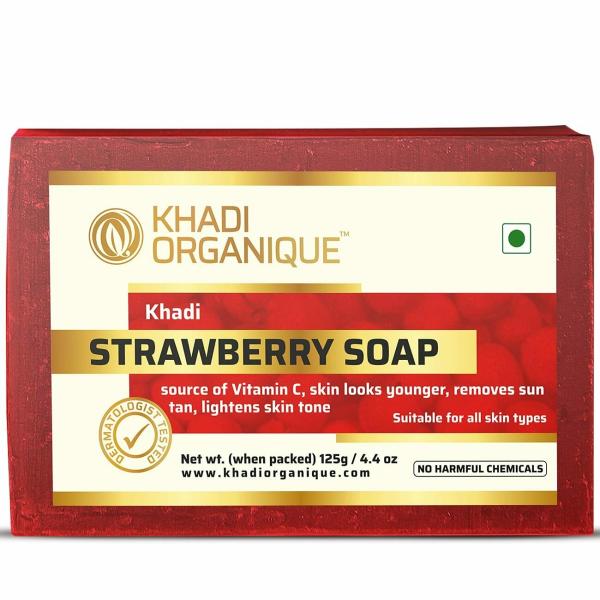 KHADI ORGANIQUE STRAWBERRY SOAP JioMart