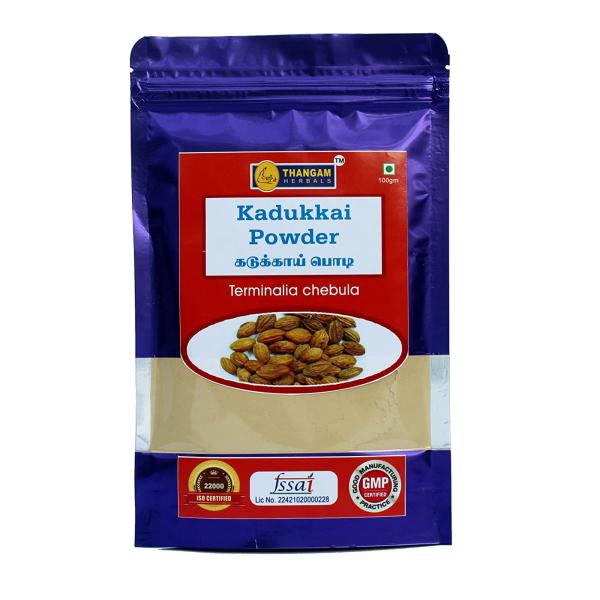 THANGAM HERBALS Kadukkai Powder l Haritaki Powder l Terminalia Chebula