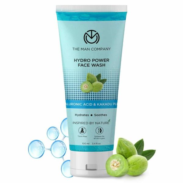 The Man Company Hydro Power Face Wash with Hyaluronic Acid and Kakadu