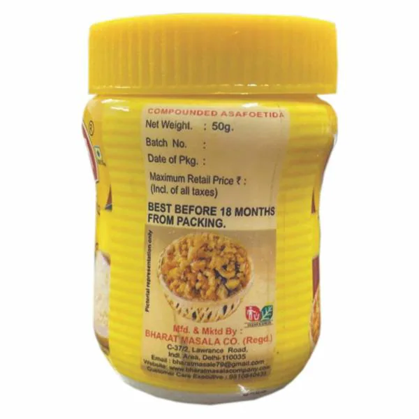 Bharat Compounded Asafoetida Strong & Pure Hing Powder, 100g JioMart