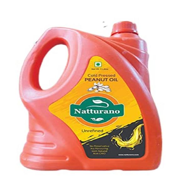 NATTURANO Cold Pressed Unrefined Peanut Oil 5 litres JioMart