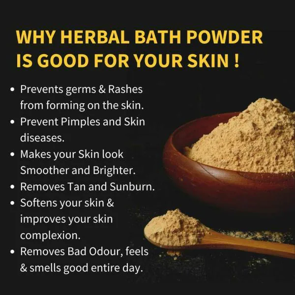 HayyFoods Herbal Bath Powder Kuliyal Podi Nalangu Maavu Skin Care
