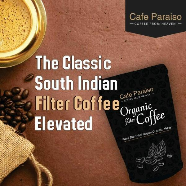 Cafe Paraiso Organic Filter Coffee from the Tribal Region of Araku