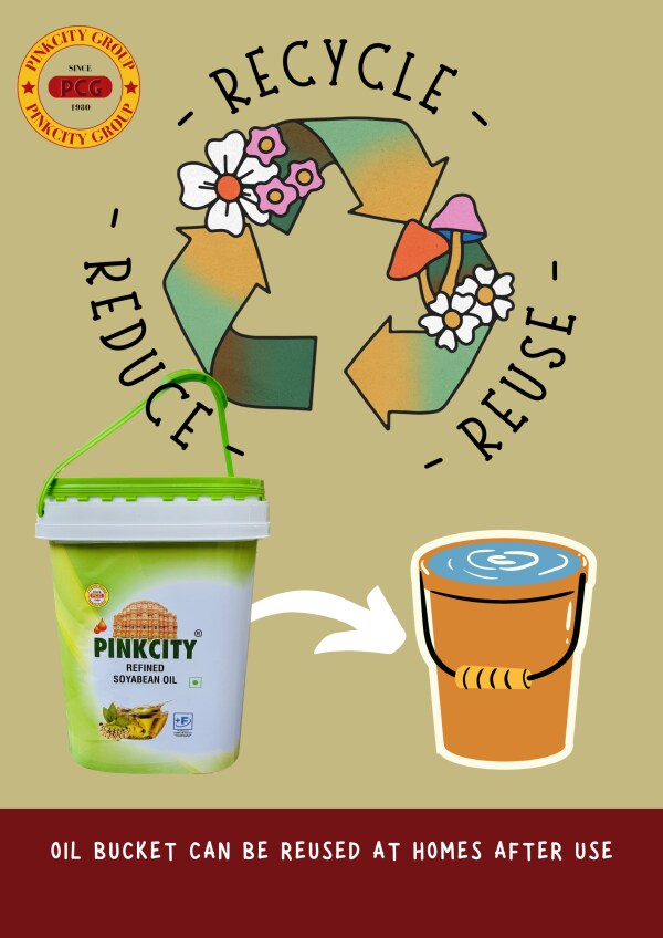 Pinkcity Soyabean Oil 15 Litre Bucket Refined Soybean JioMart