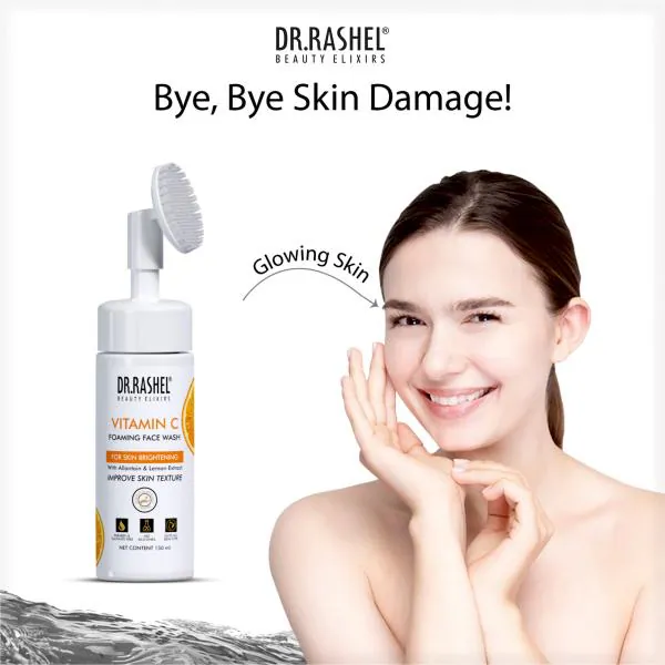 DR.RASHEL VITAMIN C FOAMING FOR SKIN BRIGHTENING WITH ALLANTOIN & LEMON
