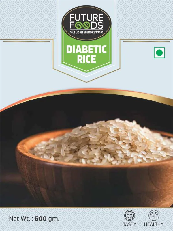 Future Foods Diabetic Rice 500 gram, Low GI Rice, Diabetic Friendly