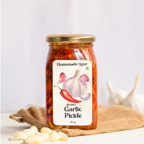 Homemade Love Garlic Pickle 400g JioMart