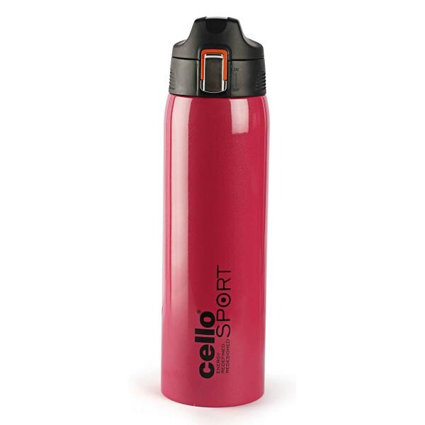 Cello Skipper Stainless Steel Double Walled Water Bottle, Hot and Cold