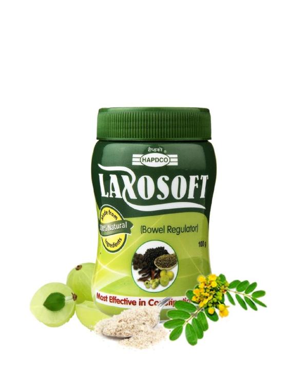 HAPDCO Laxosoft Powder Ayurvedic Laxative Powder, Constipation Powder
