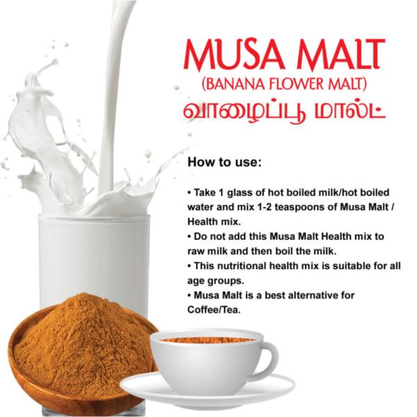Iyarkkayin pokkisham's Musa Malt Banana Flower Malt 1 Kilogram JioMart