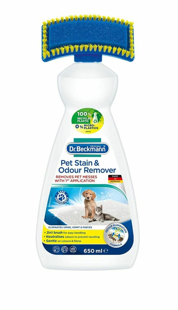Dr.Beckmann Pet Odour & Stain Remover Removes Stains From Urine, Vomit