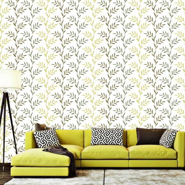 WallWear Wallpapers & Wall Stickers Model (MultiGrass) Pack Of 1 Roll