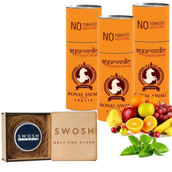 ROYAL SWAG Ayurvedic & Herbal Cigarette Combo Pack of Frutta Flavour
