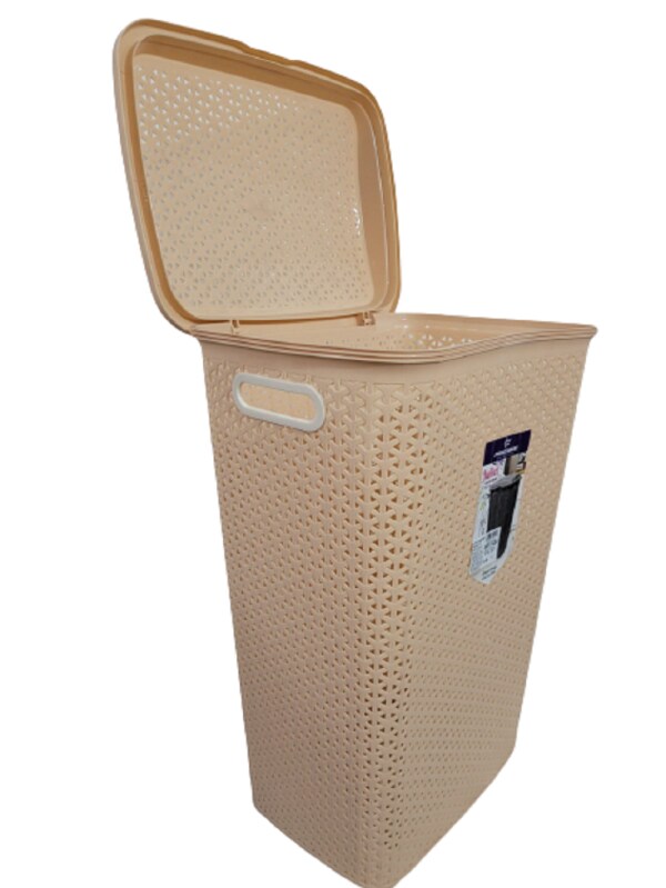 PRINCEWARE1421 Juliet Laundry Basket With Mat Design JioMart