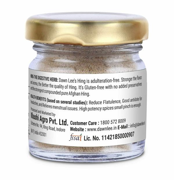 Dawn Lee Kabuli Hing Raw Gluten Free Hing 8090 + Gum Arabic 5 gm