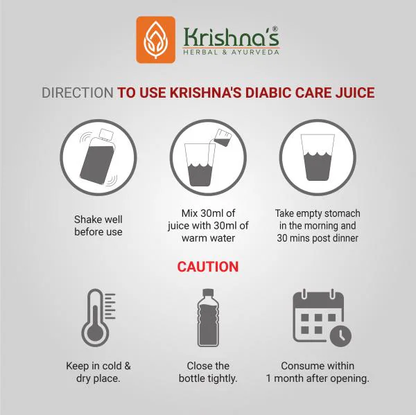 Krishna's Herbal & Ayurveda Diabic Care Juice 1000 ml JioMart