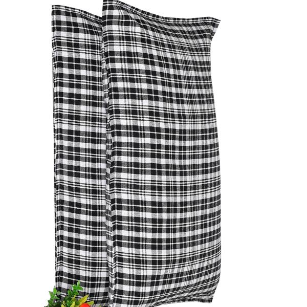 CRAZYWEAVES 100 Cotton Handloom Khadi Pillow Covers Cotton Pillow