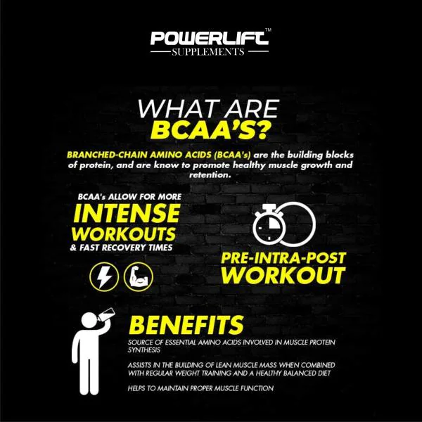 PowerLift BCAA Pro (600gm Mango) for Men & Women, with Electrolytes