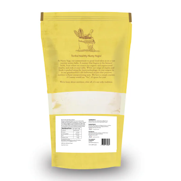 Nutty Yogi Whole Wheat Atta (with Bran & Wheat germ) JioMart