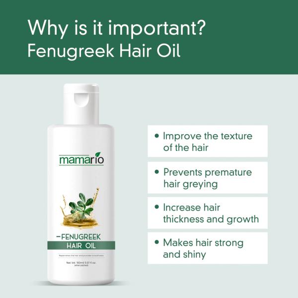 AntiDandruff & Fenugreek (Methi) Hair Oil for Hair Fall Control Hair