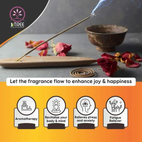 1 Tree Lemongrass Agarbatti Sticks Incense Sticks Low Smoke & Non