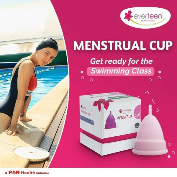 everteen Large Menstrual Cup for Periods in Women 1 Pack (30ml